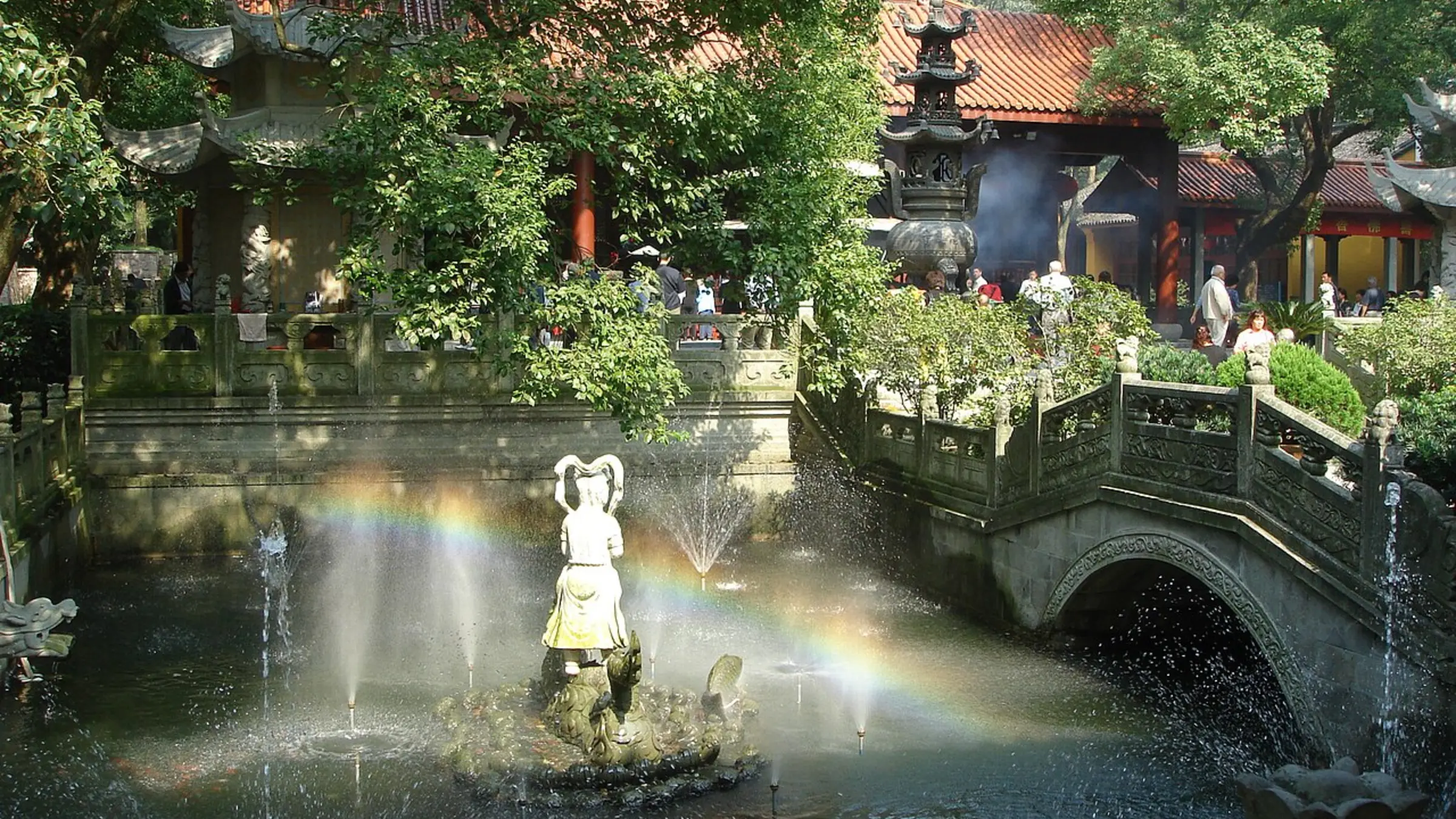 杭州法喜寺建筑与文化场景